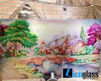 Mẫu tranh kính phong cảnh TKPC10 - Licoglass