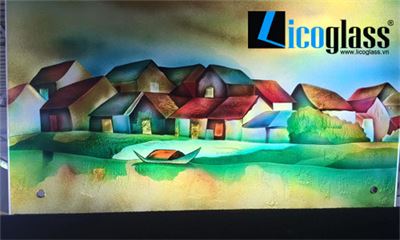 Mẫu tranh kính phong cảnh TKPC08 - Licoglass