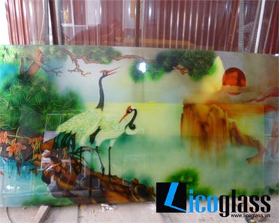 Mẫu tranh kính phong cảnh đẹp TKPC03 - Licoglass