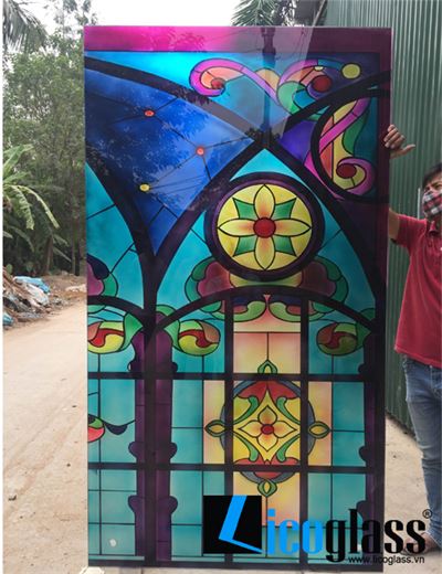 Mẫu tranh kính hiện đại TKTT019 - Licoglass
